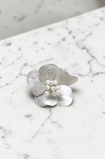 Bague Sixtine - Bijou de mariée artisanal, création Provence