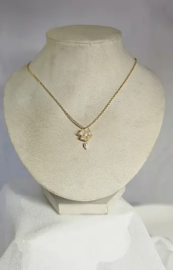 Collier Bianca - Bijou de mariée artisanal, création Provence
