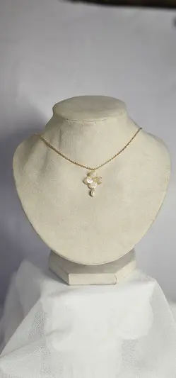 Collier Sybille - Bijou de mariée artisanal, création Provence